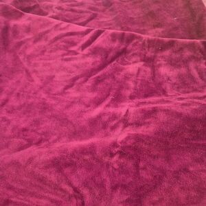 Fabric, Raspberry Red Stretch Velour 60" x 1/2 yd
